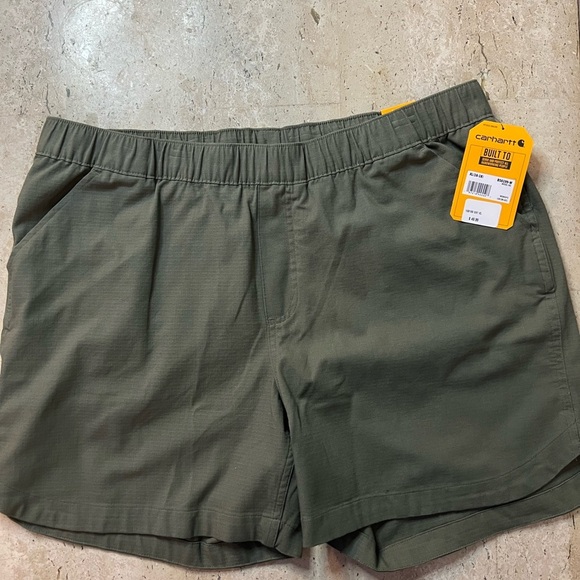 WOMEN'S CARHARTT FORCE® RELAXED FIT RIPSTOP WORK SHORT Size XL - Picture 6 of 6